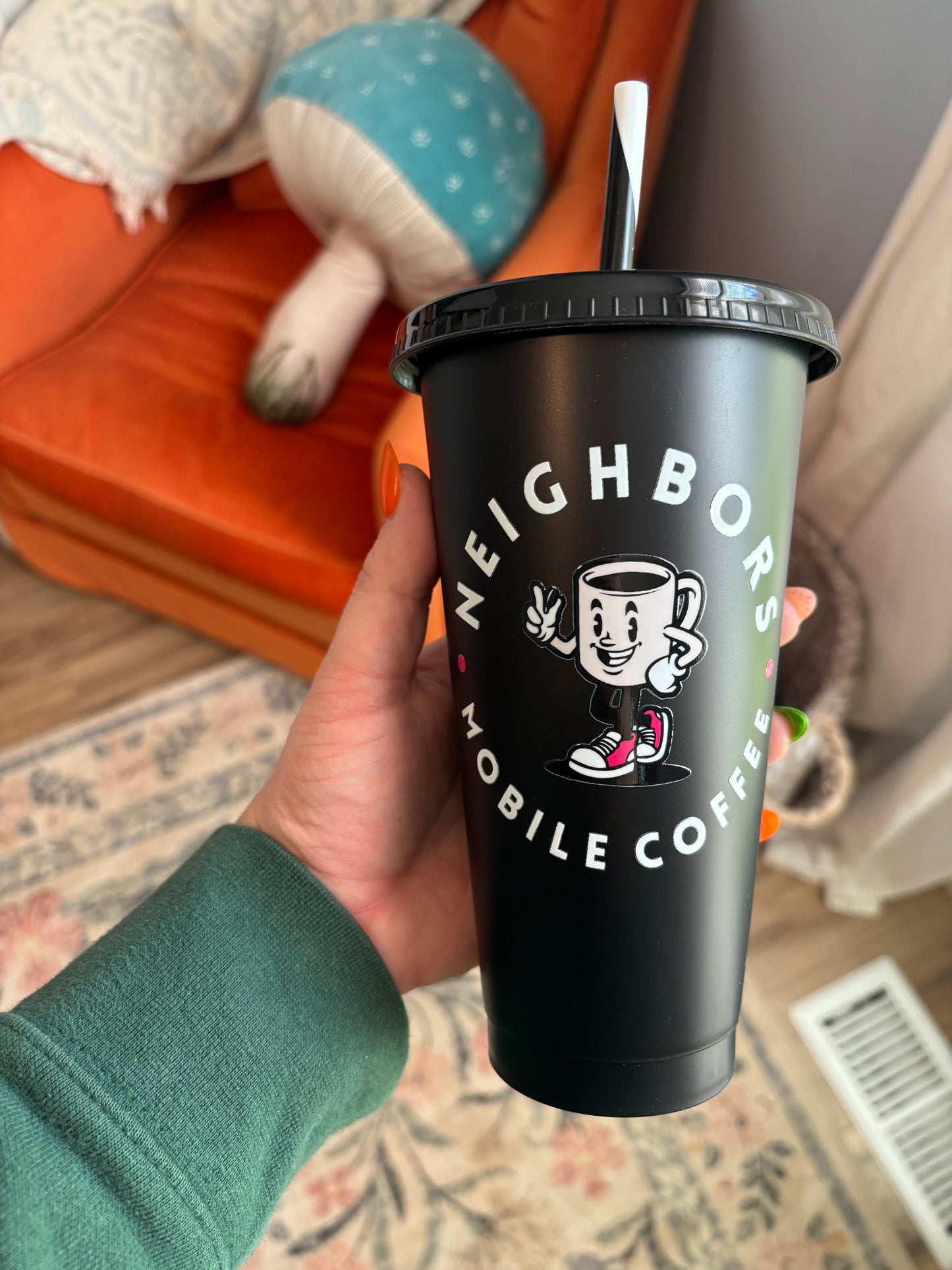 Neighbors Logo Plastic Tumbler - 20 oz