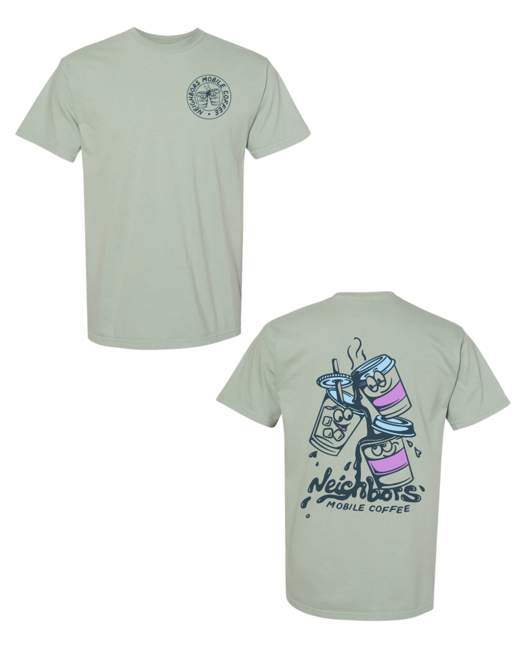 Pour Into Your Neighbors - ink-based printed design (BAY)