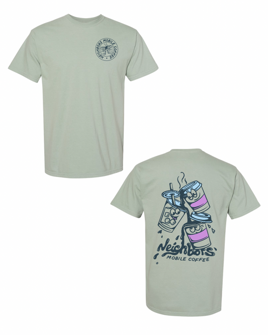PRE-ORDER Pour Into Your Neighbors - ink-based printed design (BAY)